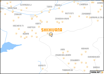 map of Shkhivana