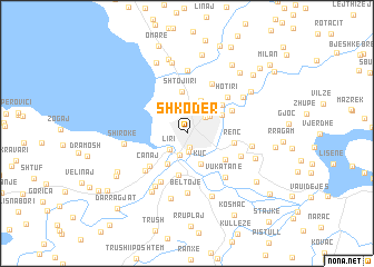 map of Shkodër