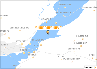 map of Shkodinskoye