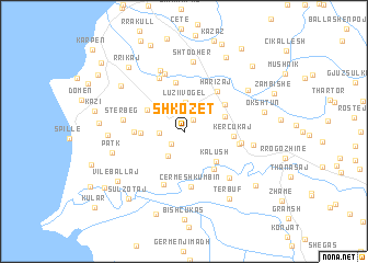map of Shkozet