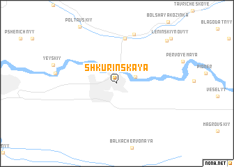 map of Shkurinskaya