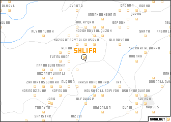 map of Shlīfā