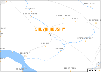 map of Shlyakhovskiy