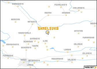 map of Shmelëvka