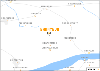 map of Shnayevo