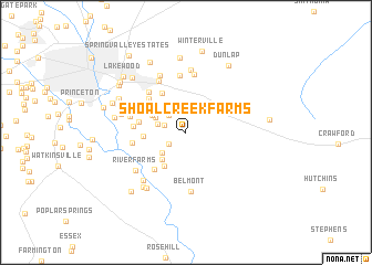 map of Shoal Creek Farms