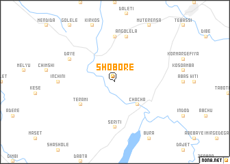 map of Shoborē