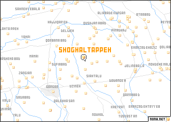 map of Shoghāl Tappeh
