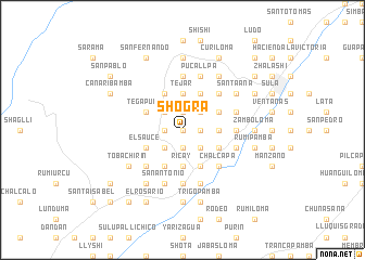 map of Shogra