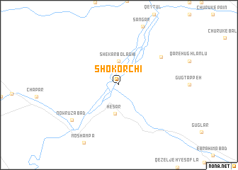 map of Shokorchī