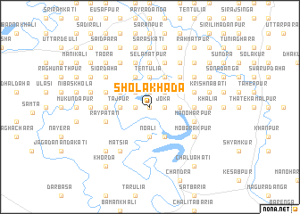 map of Sholakhāda