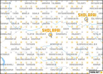 map of Sholapāi