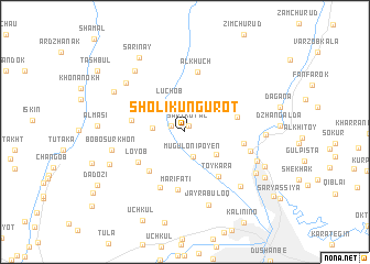 map of Sholikungurot