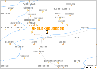map of Sholokhova Gora