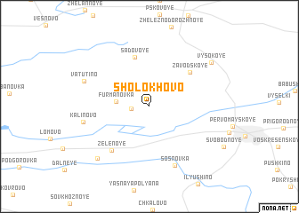 map of Sholokhovo