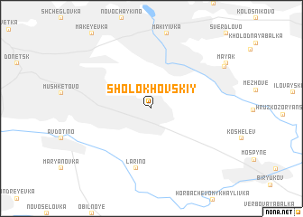 map of Sholokhovskiy