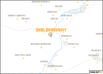 map of Sholokhovskiy