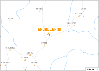 map of Shomulekiri