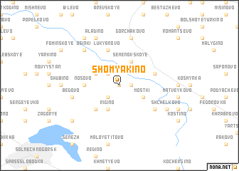 map of Shomyakino