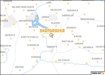 map of Shondrovka