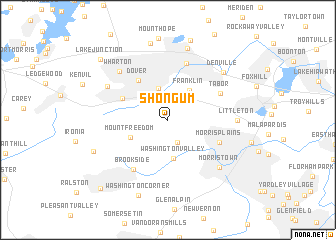 map of Shongum