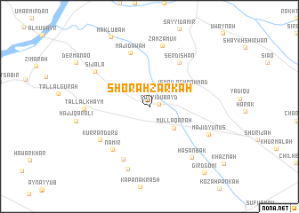 map of Shōrah Zarkah