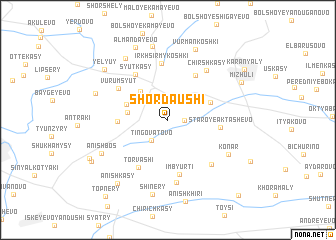 map of Shordaushi