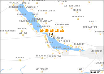 map of Shore Acres