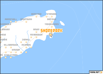 map of Shore Park