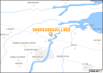 map of Shorewood Village