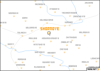 map of Shornoye