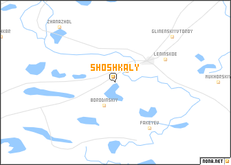 map of Shoshkaly