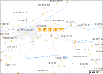 map of Shosseynoye