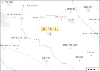 map of Shotwell