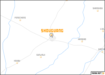 map of Shouguang