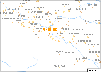 map of Shovār