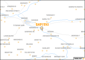 map of Shpyrki