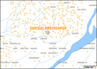 map of Shri Gulābsinghpur