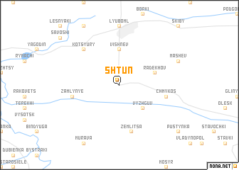 map of Shtunʼ