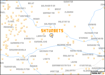 map of Shtŭrbets