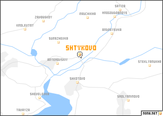 map of Shtykovo