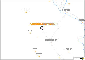 map of Shuangbaiyang