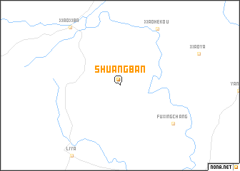 map of Shuangban