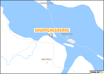 map of Shuanghedagang