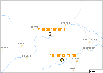 map of Shuanghekou