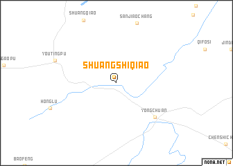 map of Shuangshiqiao