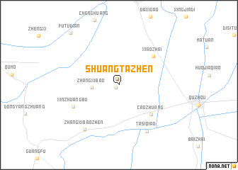 map of Shuangtazhen