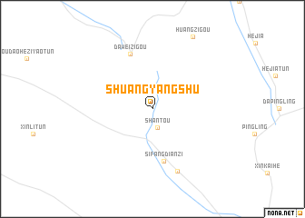 map of Shuangyangshu