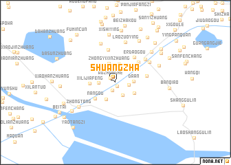 map of Shuangzha