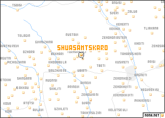 map of Shua-Samtskaro